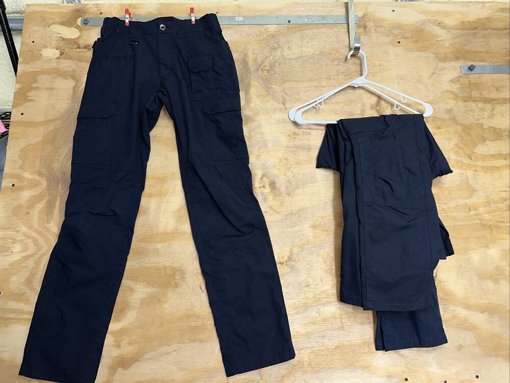3 Pair 5.11 Tactical Apex Canvas Cargo Pants Mens 30x32 Navy Stretch Utility 511